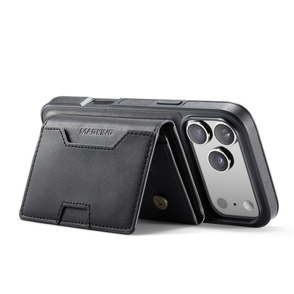 MAGKING K4 Series For iPhone 17 Pro Max Case Compatible with MagSafe Detachable Wallet PU TPU PC Phone Cover