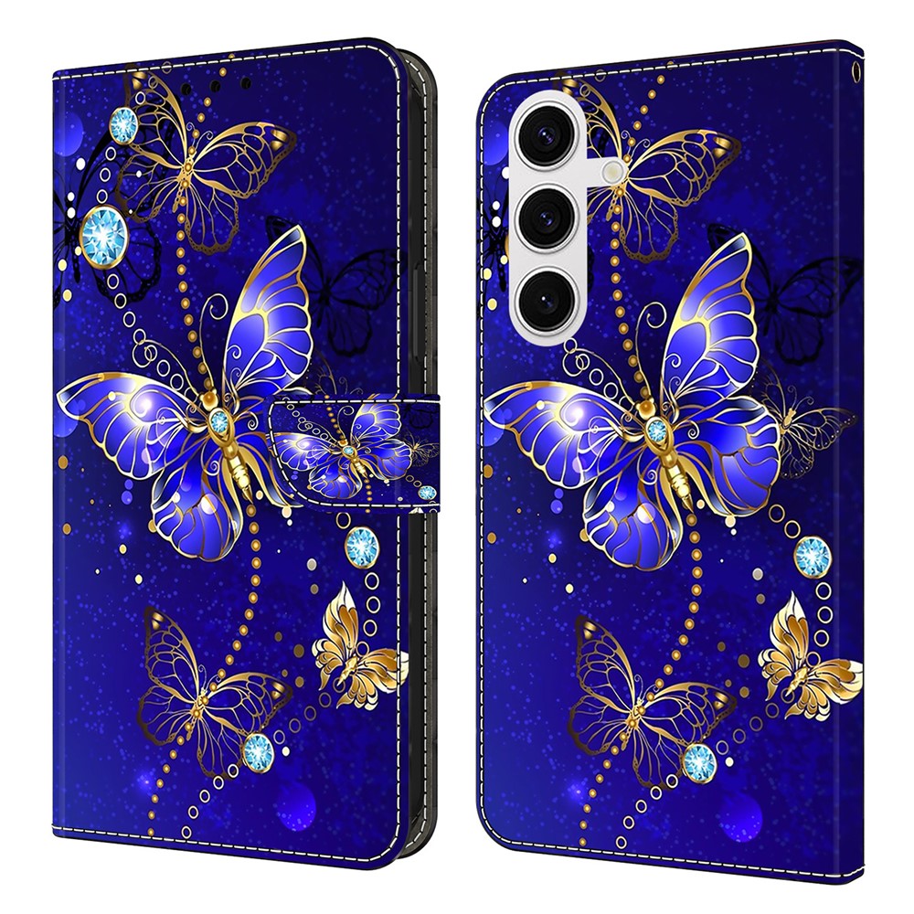 For Samsung Galaxy S26+ Case 3D Pattern PU Leather Wallet Phone Cover with Stand
