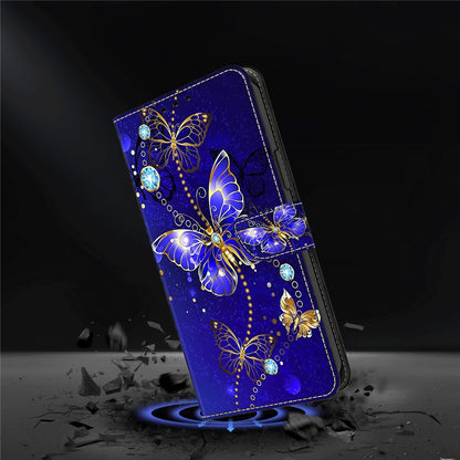 For Samsung Galaxy S26+ Case 3D Pattern PU Leather Wallet Phone Cover with Stand