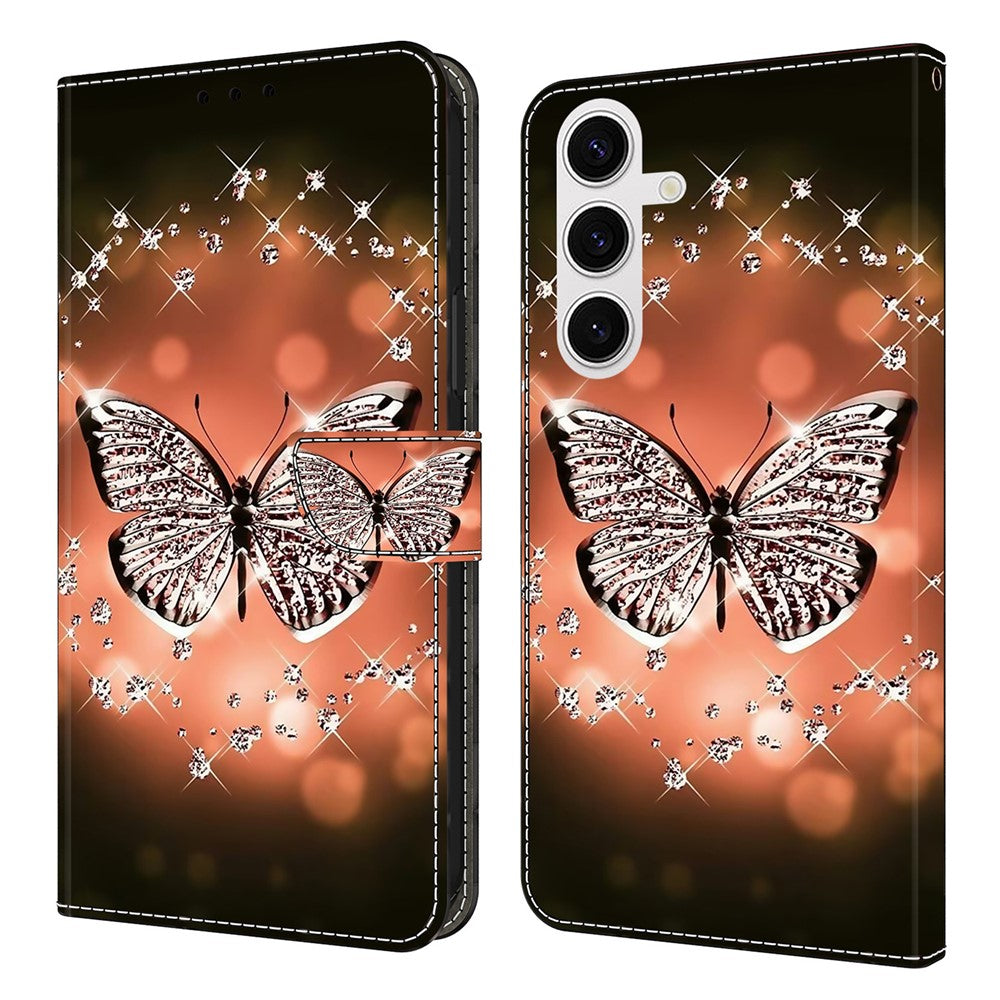 For Samsung Galaxy S26+ Case 3D Pattern PU Leather Wallet Phone Cover with Stand