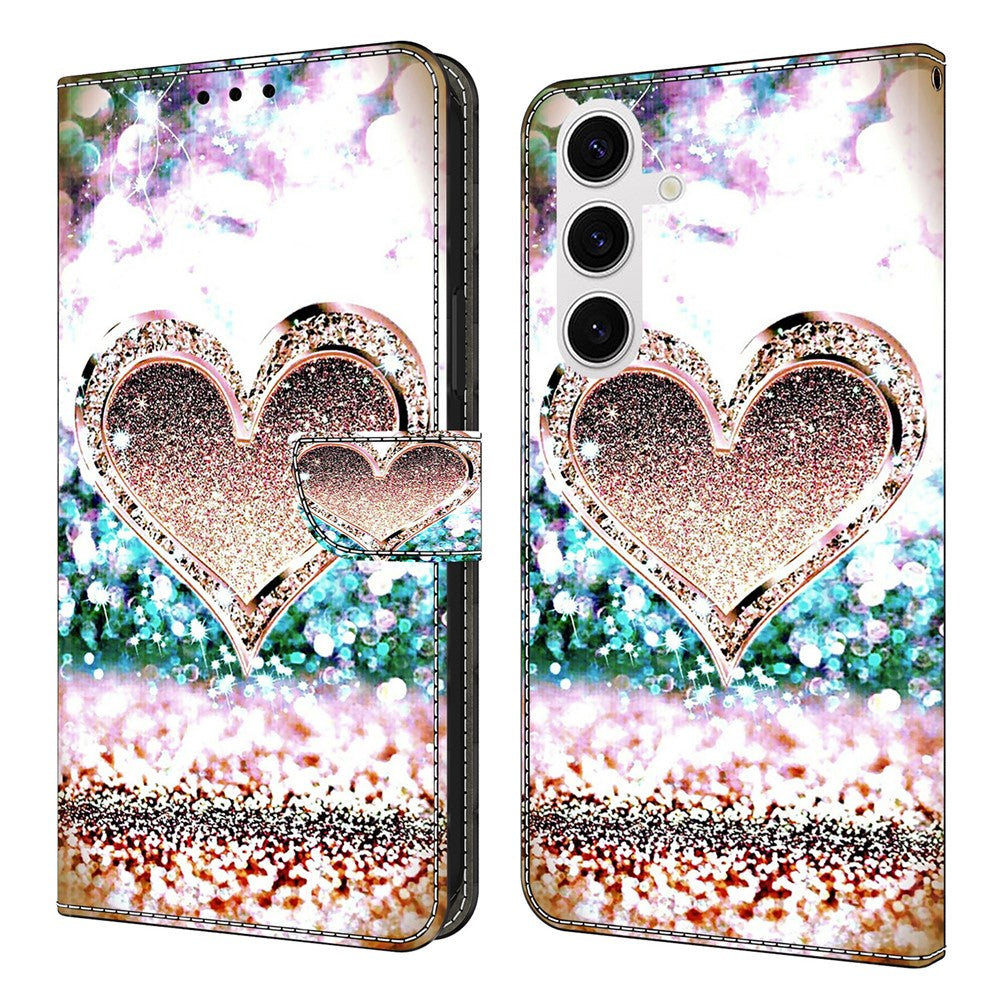 For Samsung Galaxy S26+ Case 3D Pattern PU Leather Wallet Phone Cover with Stand