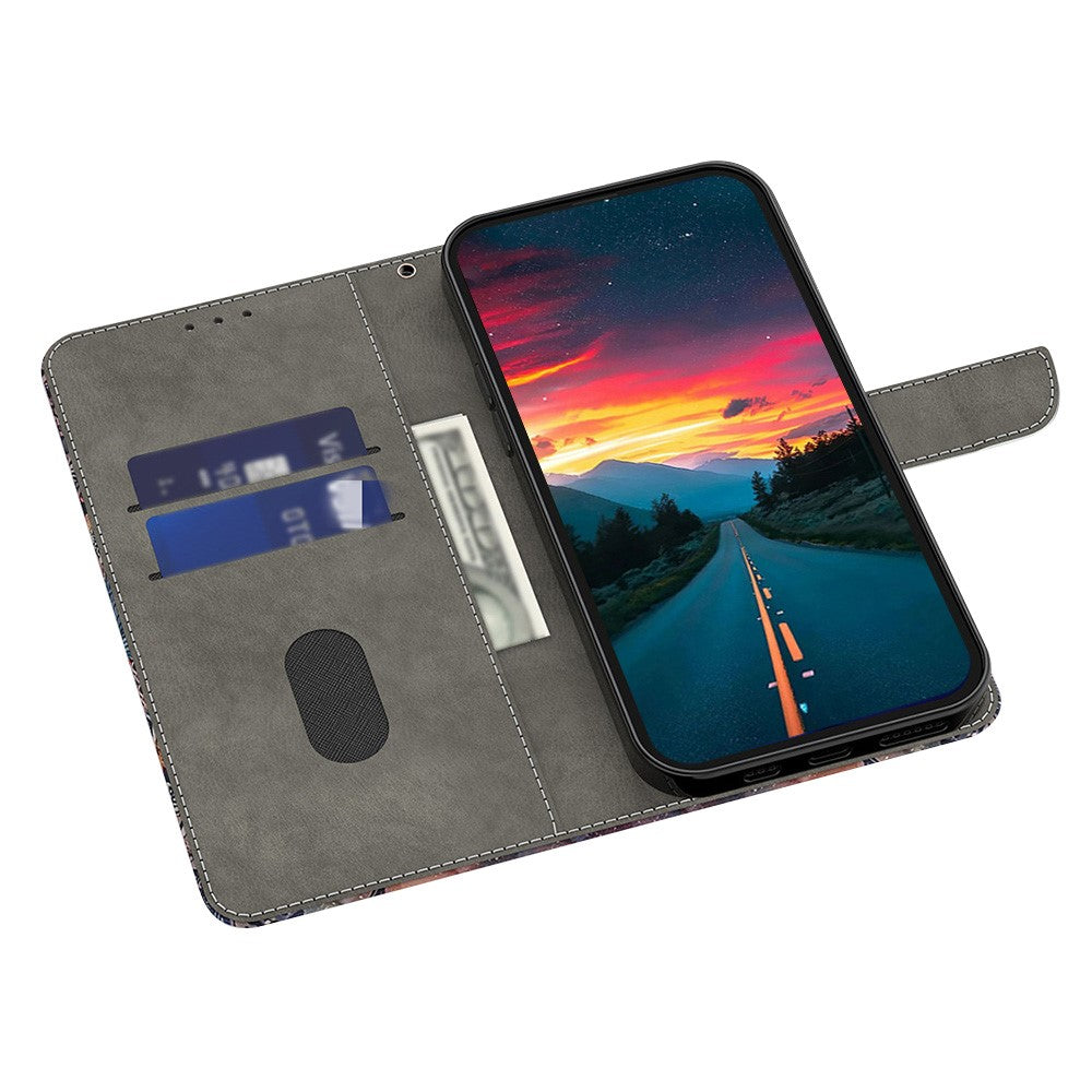 For Samsung Galaxy S26+ Case Magnetic Clasp 3D Pattern Leather Wallet Phone Cover