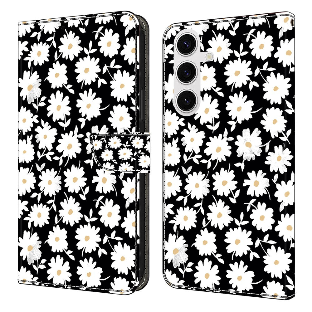 For Samsung Galaxy S26+ Case Magnetic Clasp 3D Pattern Leather Wallet Phone Cover