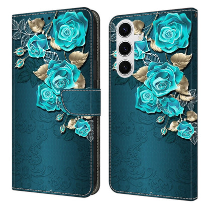 For Samsung Galaxy S26+ Case Magnetic Clasp 3D Pattern Leather Wallet Phone Cover