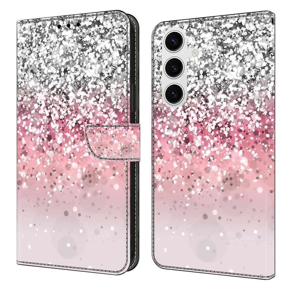For Samsung Galaxy S26+ Case Magnetic Clasp 3D Pattern Leather Wallet Phone Cover