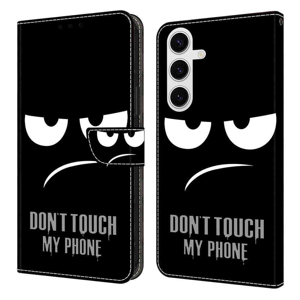 For Samsung Galaxy S26+ Case Magnetic Clasp 3D Pattern Leather Wallet Phone Cover