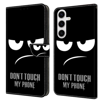 For Samsung Galaxy S26+ Case Magnetic Clasp 3D Pattern Leather Wallet Phone Cover