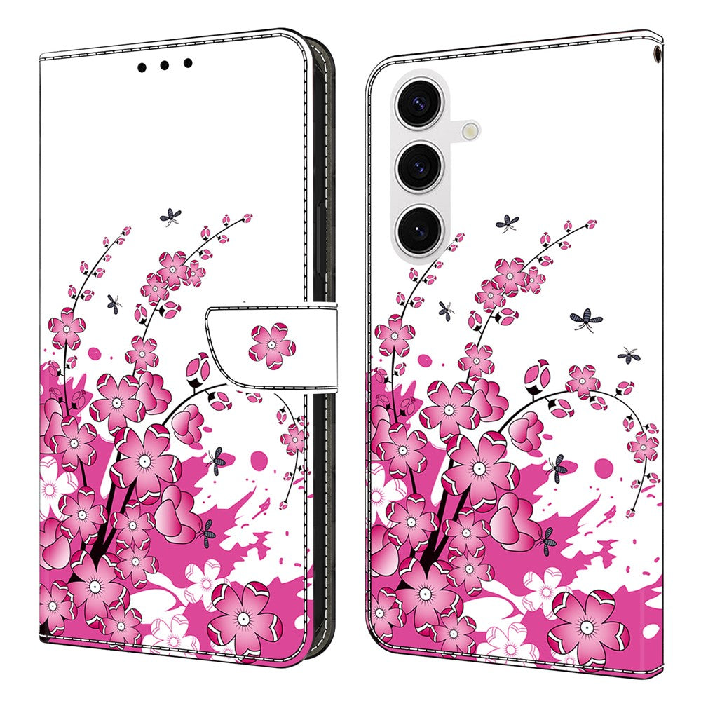 For Samsung Galaxy S26+ Case PU Leather Wallet Phone Cover with Stand