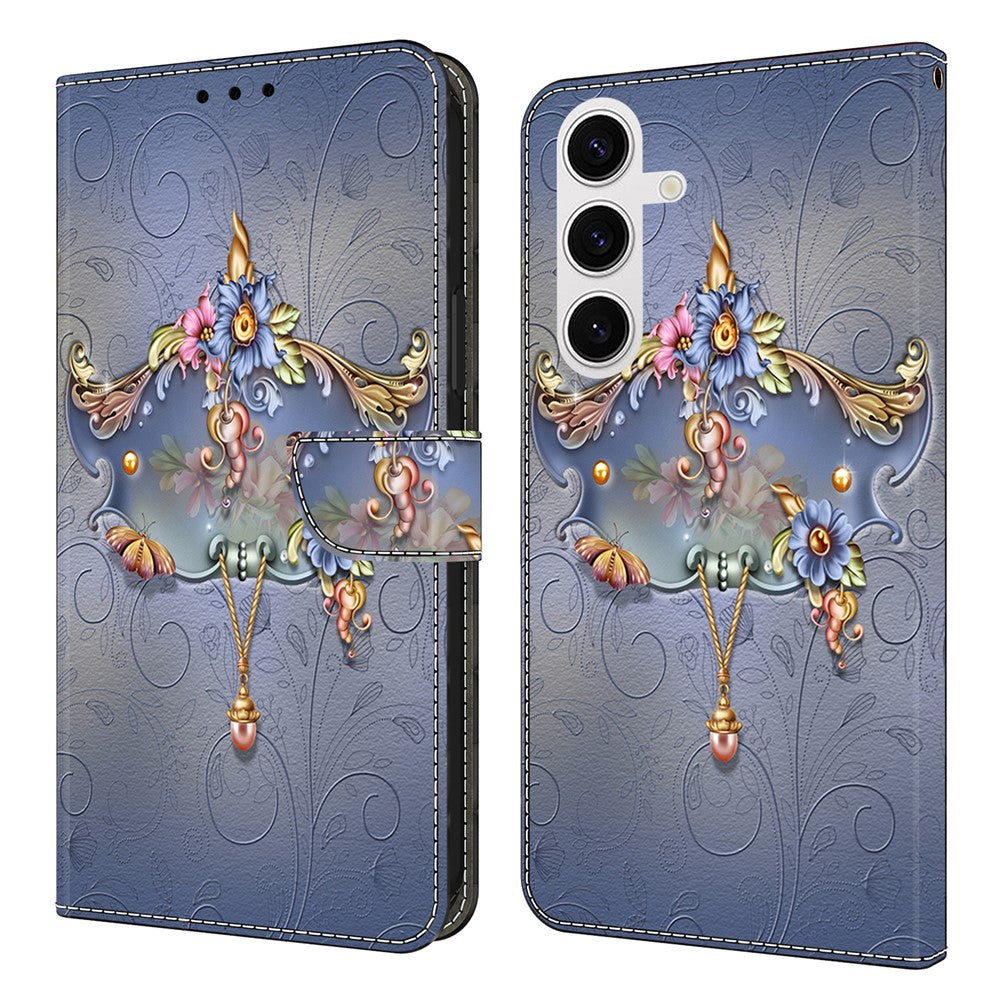 For Samsung Galaxy S26+ Case PU Leather Wallet Phone Cover with Stand