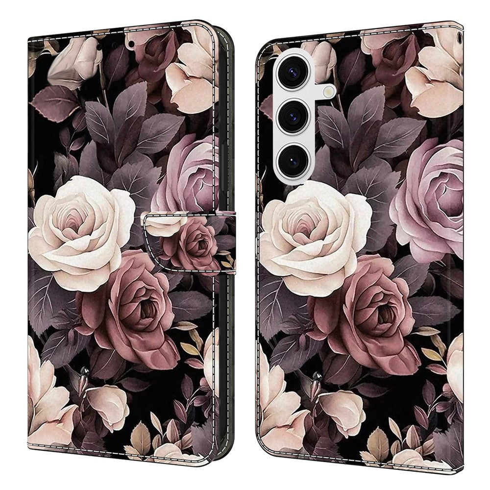 For Samsung Galaxy S26+ Case PU Leather Wallet Phone Cover with Stand