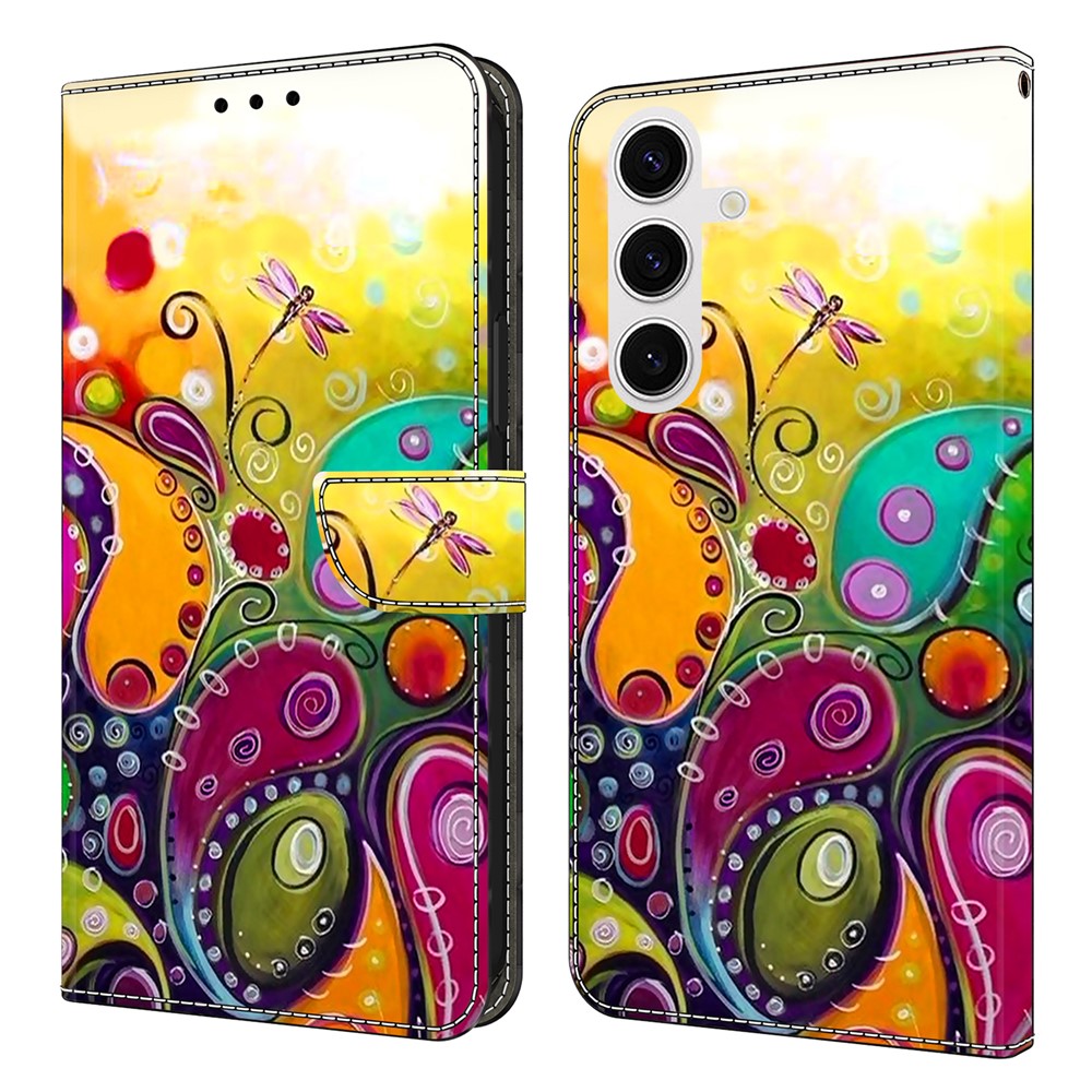 For Samsung Galaxy S26+ Case PU Leather Wallet Phone Cover with Stand