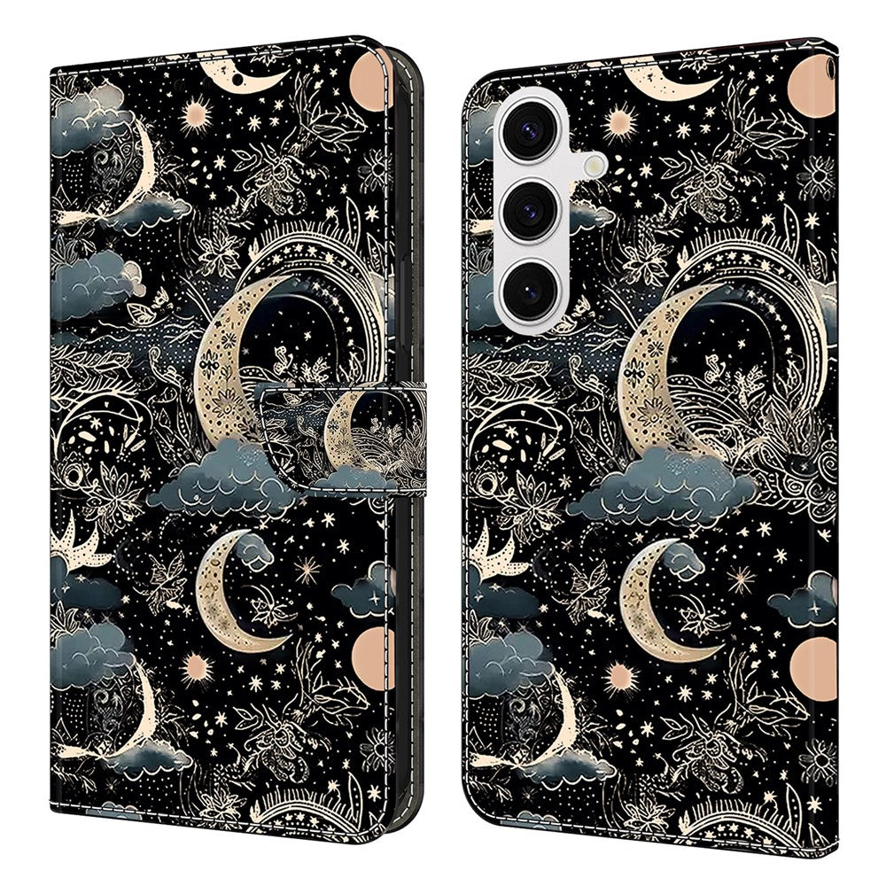 For Samsung Galaxy S26+ Case PU Leather Wallet Phone Cover with Stand