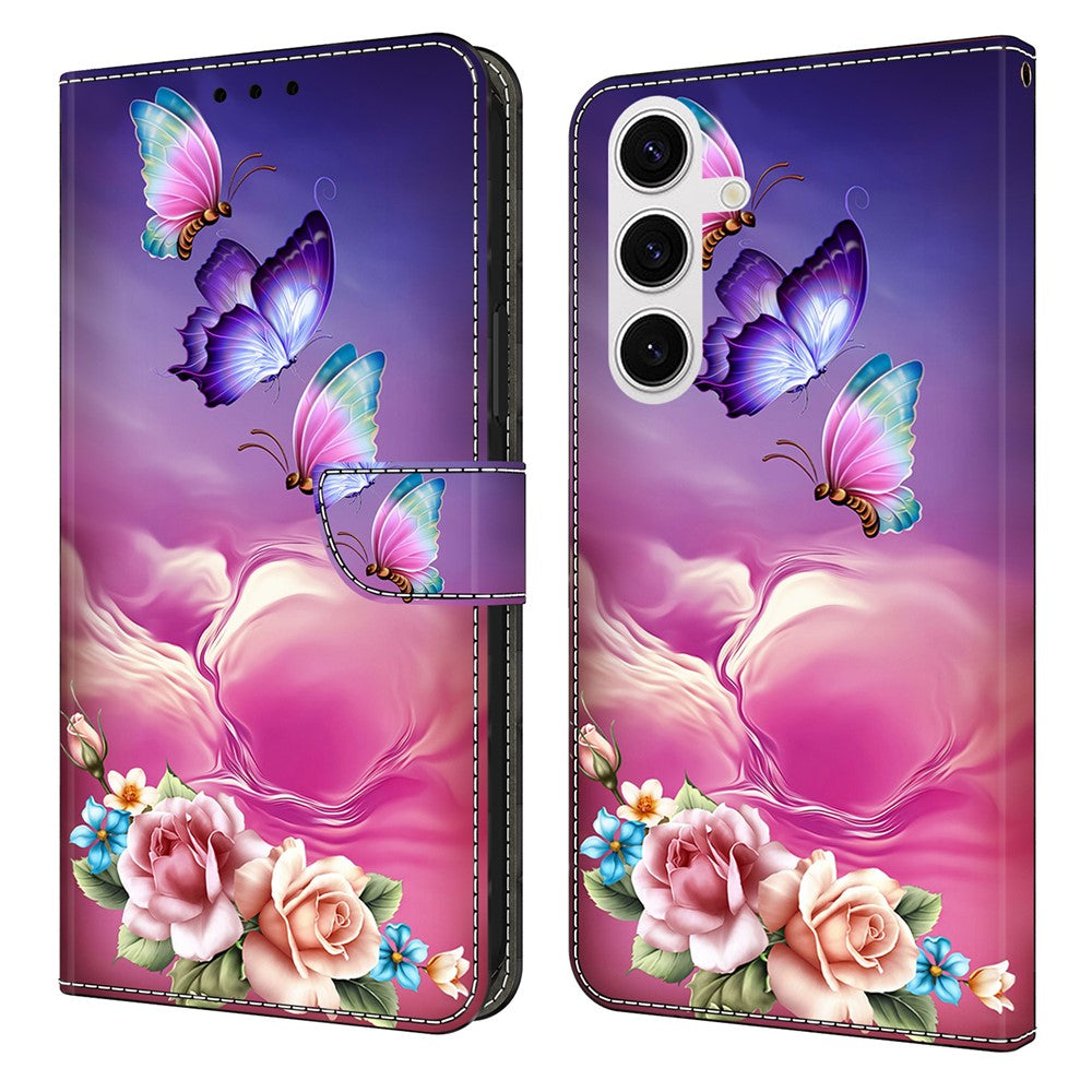 For Samsung Galaxy S26+ Wallet Case Pattern Printing Stand Leather Flip Phone Cover