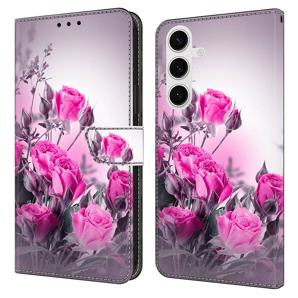 For Samsung Galaxy S26+ Case Wallet Stand Pattern Printing PU Leather Flip Phone Cover