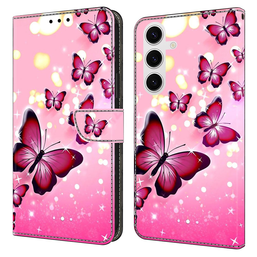 For Samsung Galaxy S26+ Case Wallet Stand Pattern Printing PU Leather Flip Phone Cover
