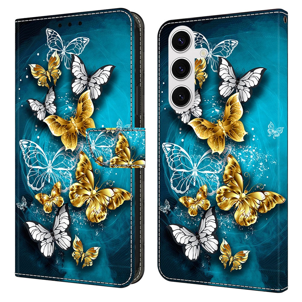 For Samsung Galaxy S26+ Case Wallet Stand Pattern Printing PU Leather Flip Phone Cover