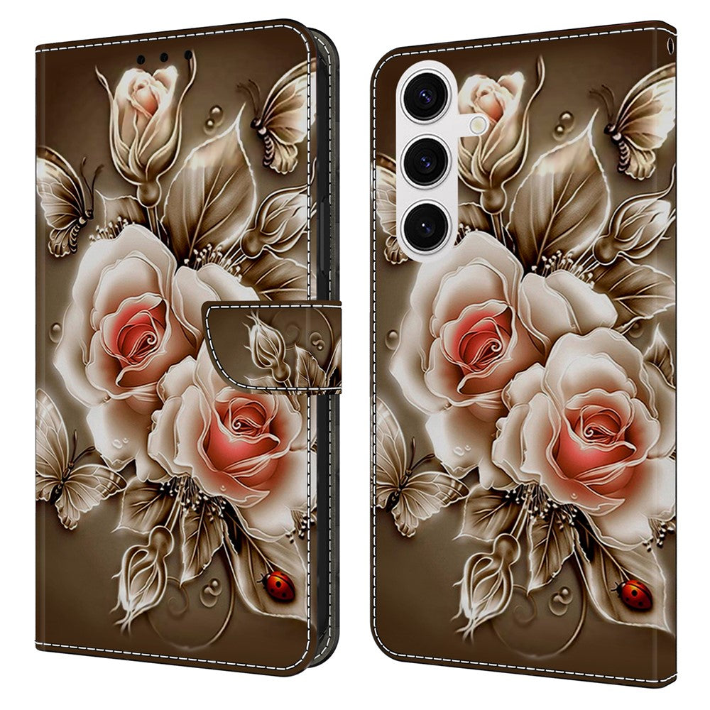 For Samsung Galaxy S26+ Case Wallet Stand Pattern Printing PU Leather Flip Phone Cover