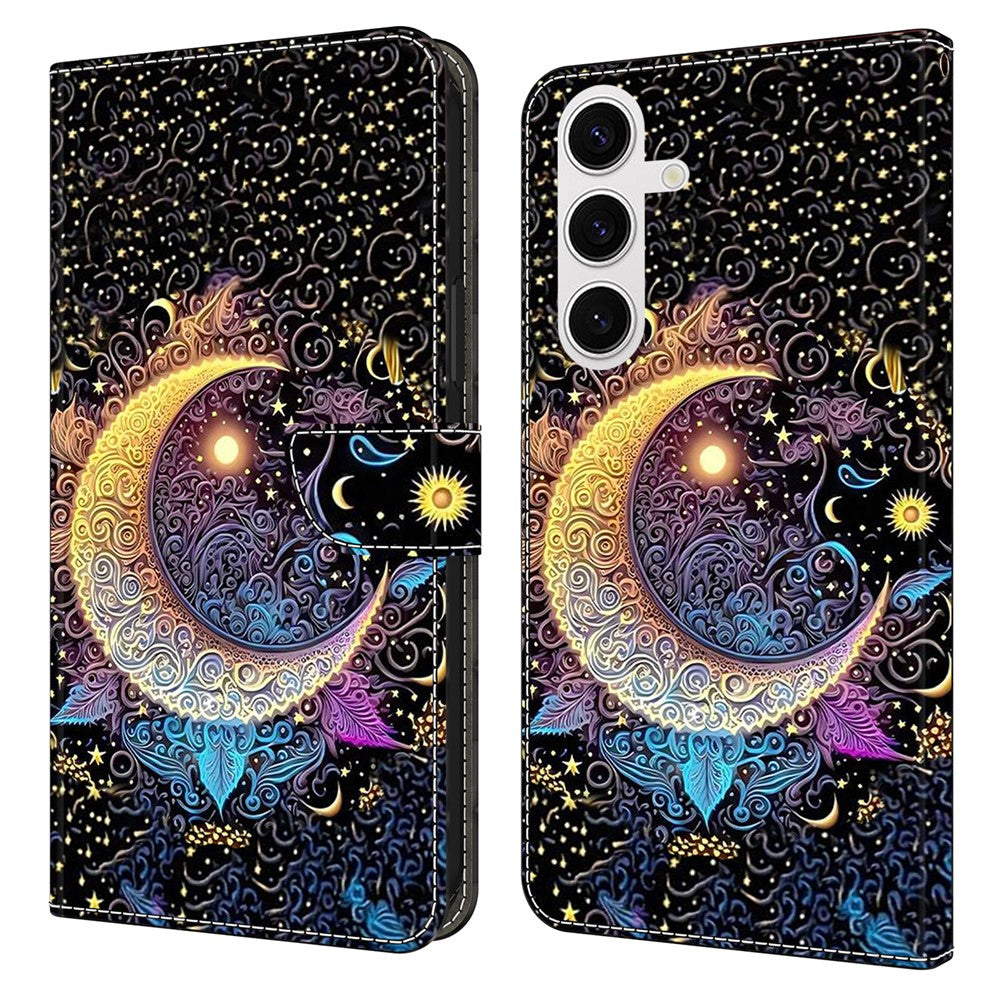 For Samsung Galaxy S26+ Case Wallet Stand Pattern Printing PU Leather Flip Phone Cover
