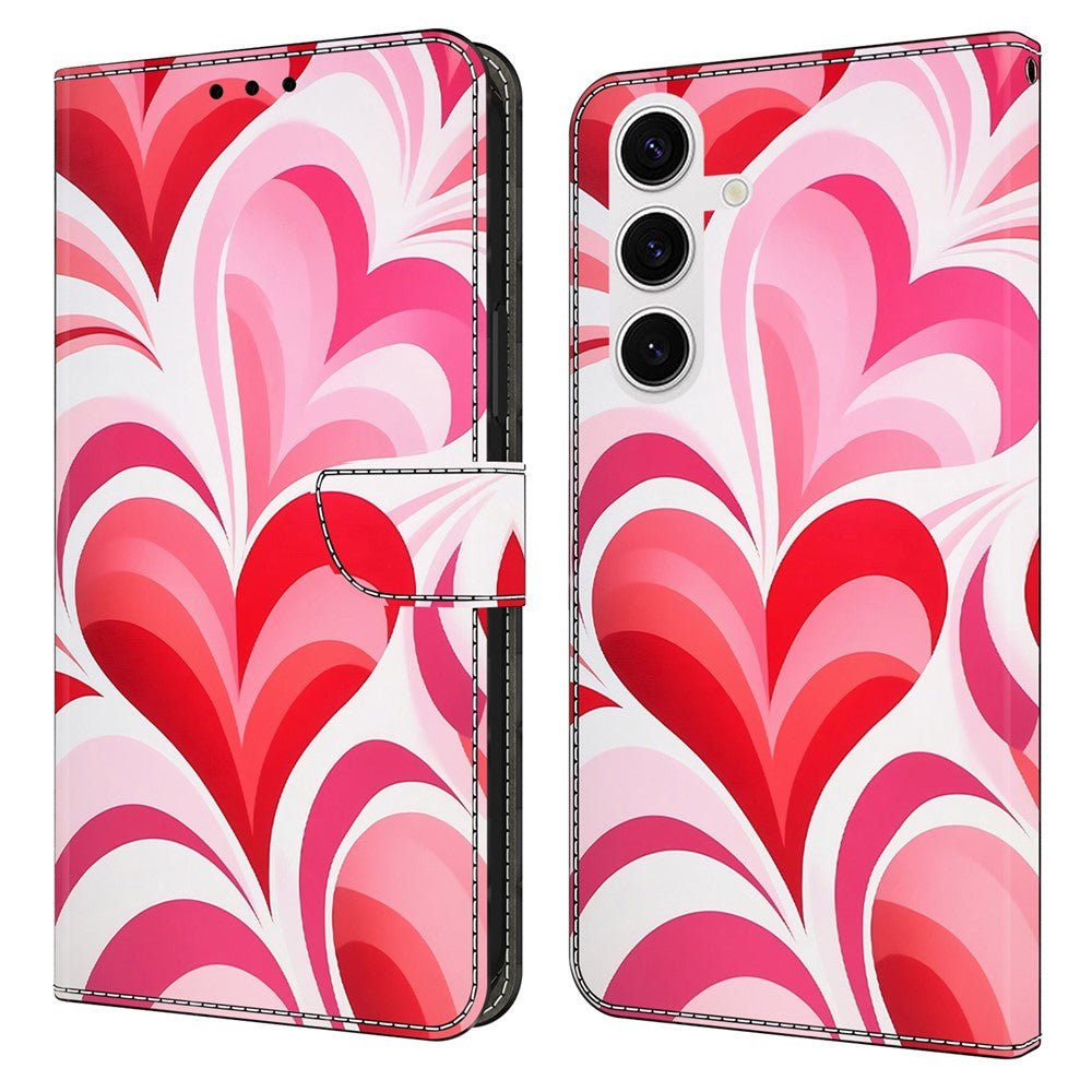 For Samsung Galaxy S26+ Case Wallet Stand Pattern Printing PU Leather Flip Phone Cover