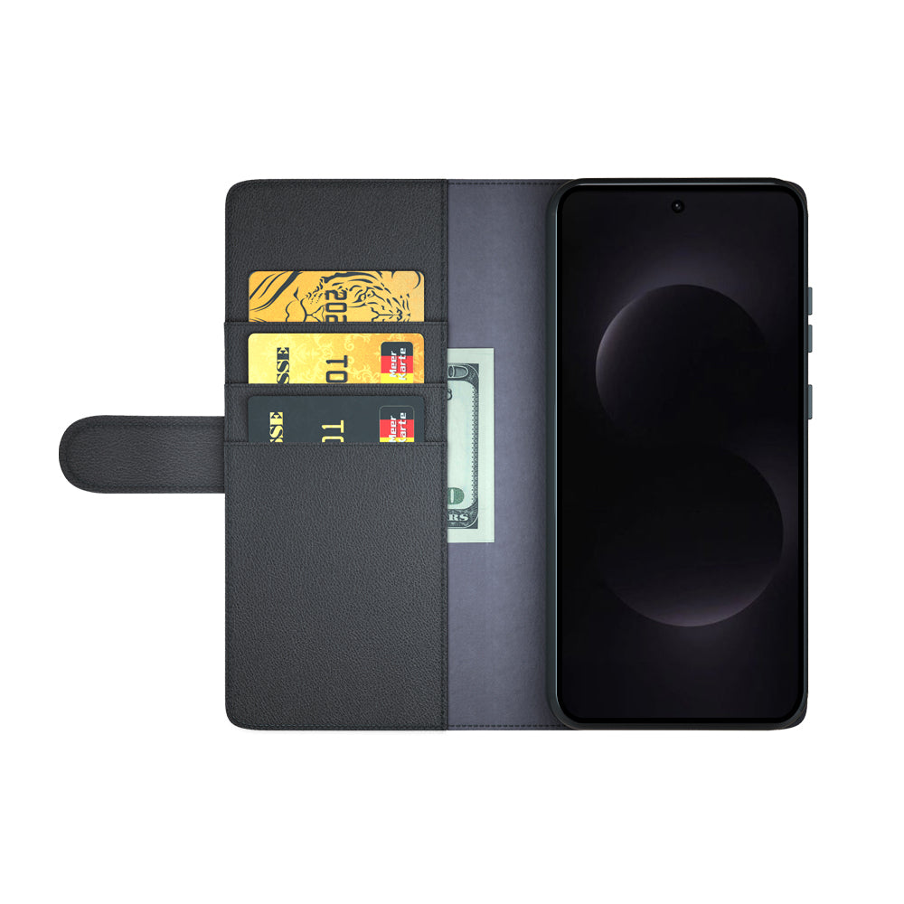 For Samsung Galaxy S26 Ultra Case Genuine Split Leather Phone Cover with Wallet Stand