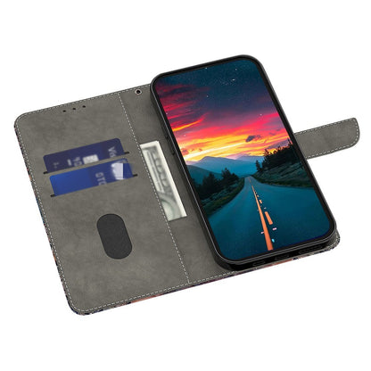 For Samsung Galaxy S26+ Case Foldable Stand Wallet Pattern Printing PU Leather Flip Phone Cover