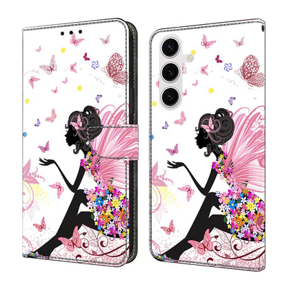 For Samsung Galaxy S26+ Case Foldable Stand Wallet Pattern Printing PU Leather Flip Phone Cover