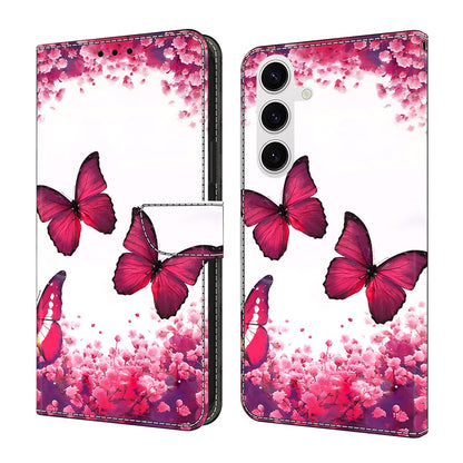 For Samsung Galaxy S26+ Case Foldable Stand Wallet Pattern Printing PU Leather Flip Phone Cover