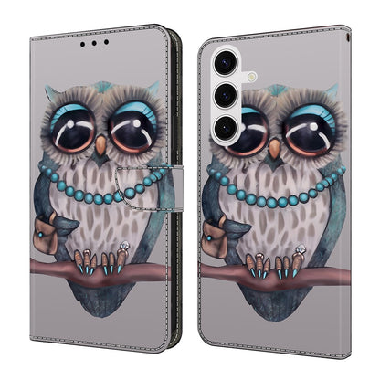 For Samsung Galaxy S26+ Case Foldable Stand Wallet Pattern Printing PU Leather Flip Phone Cover