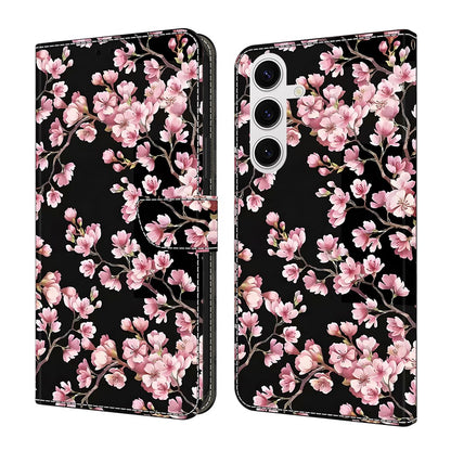 For Samsung Galaxy S26+ Case Foldable Stand Wallet Pattern Printing PU Leather Flip Phone Cover