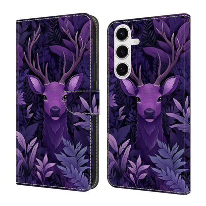 For Samsung Galaxy S26+ Case Foldable Stand Wallet Pattern Printing PU Leather Flip Phone Cover