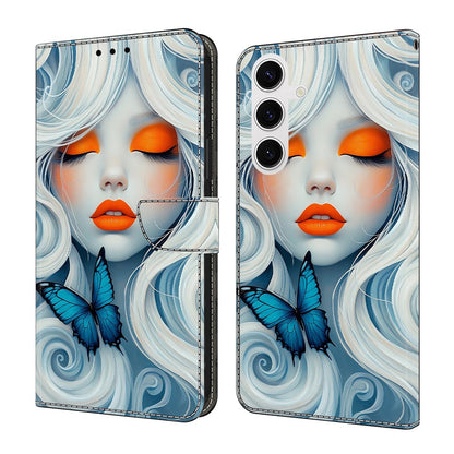 For Samsung Galaxy S26+ Case Foldable Stand Wallet Pattern Printing PU Leather Flip Phone Cover