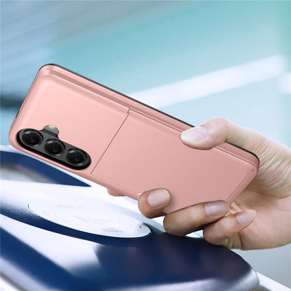For Samsung Galaxy S26+ Case with Card Holder TPU + PC Phone Back Cover