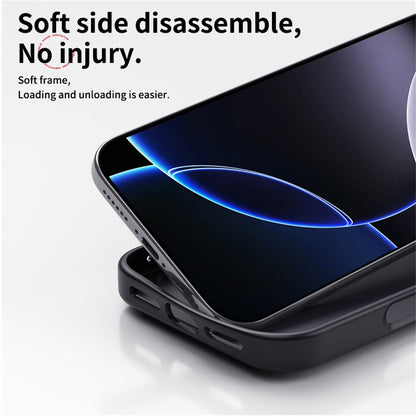 For iPhone 17 Pro Max Case Compatible with MagSafe PC + TPU Phone Cover Ring Holder Carbon Fiber Texture