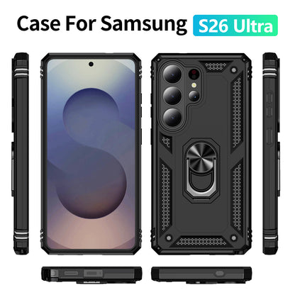 For Samsung Galaxy S26 Ultra Case PC + TPU Phone Cover with Kickstand