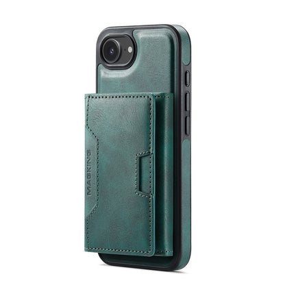 MAGKING K4 Series For iPhone 17e / 16e Case Compatible with MagSafe Detachable Wallet PU TPU PC Phone Cover