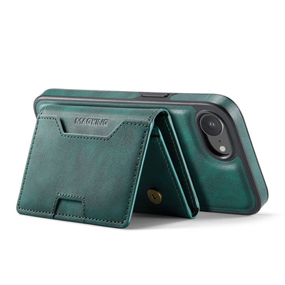 MAGKING K4 Series For iPhone 17e / 16e Case Compatible with MagSafe Detachable Wallet PU TPU PC Phone Cover