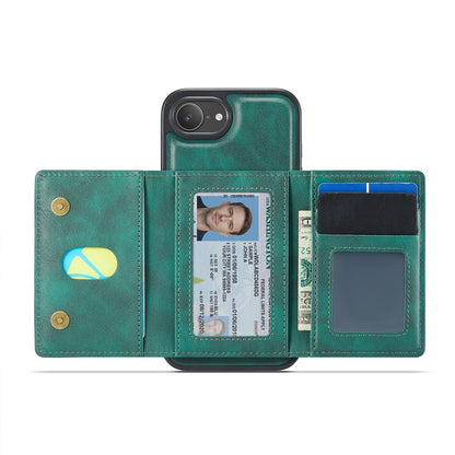 MAGKING K4 Series For iPhone 17e / 16e Case Compatible with MagSafe Detachable Wallet PU TPU PC Phone Cover