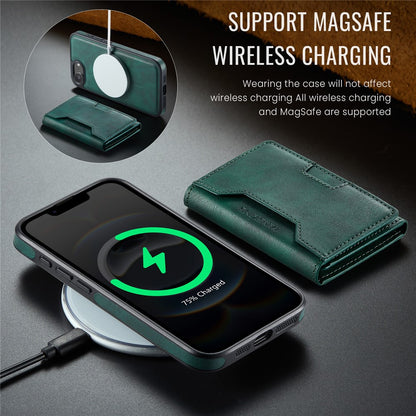 MAGKING K4 Series For iPhone 17e / 16e Case Compatible with MagSafe Detachable Wallet PU TPU PC Phone Cover
