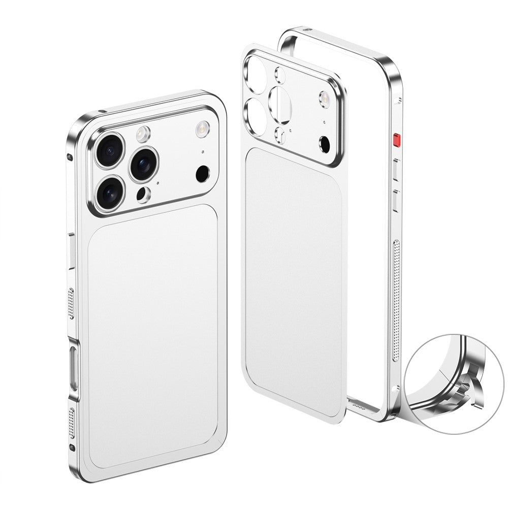 DYONG For iPhone 16 Pro Max Case Kit Transform to 17 Pro Max Metal Frame + Back Panel Locking Buckle Phone Cover