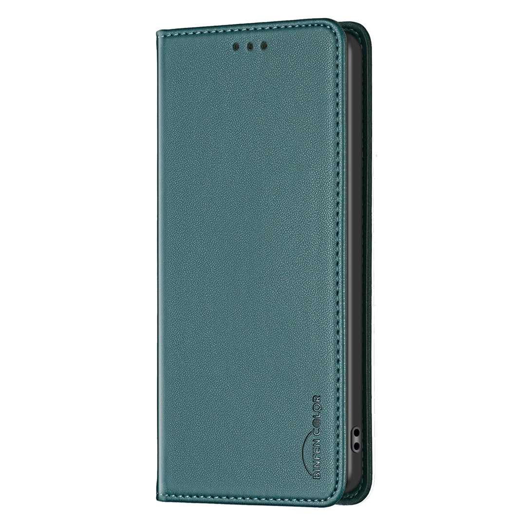 BINFEN COLOR For Samsung Galaxy S26+ Leather Case  BF18 Phone Stand Cover with Card Slots
