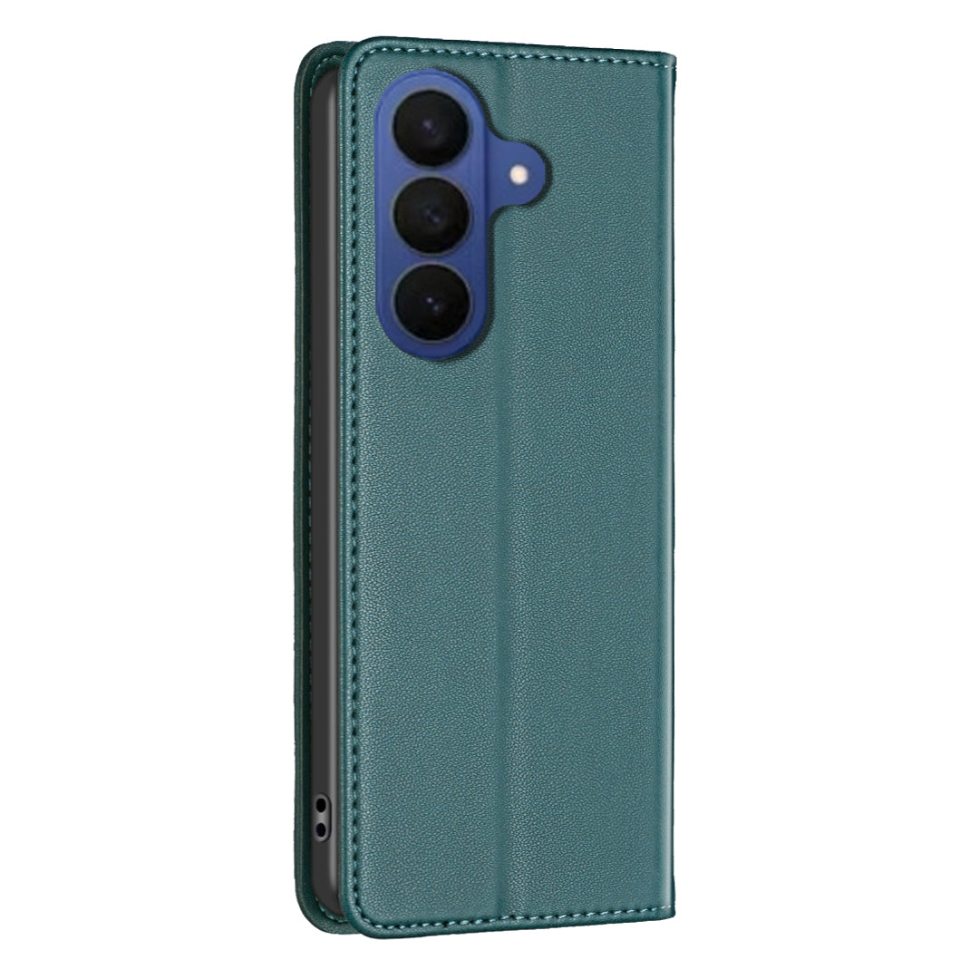BINFEN COLOR For Samsung Galaxy S26+ Leather Case  BF18 Phone Stand Cover with Card Slots