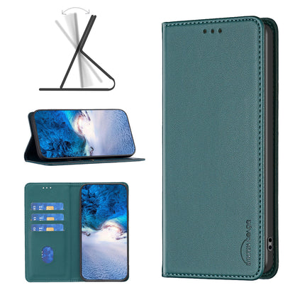 BINFEN COLOR For Samsung Galaxy S26+ Leather Case  BF18 Phone Stand Cover with Card Slots