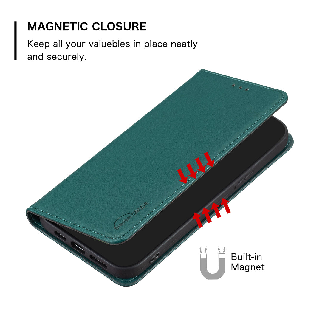 BINFEN COLOR For Samsung Galaxy S26+ Leather Case  BF18 Phone Stand Cover with Card Slots