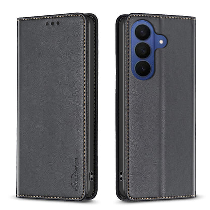 BINFEN COLOR For Samsung Galaxy S26+ Leather Case  BF18 Phone Stand Cover with Card Slots