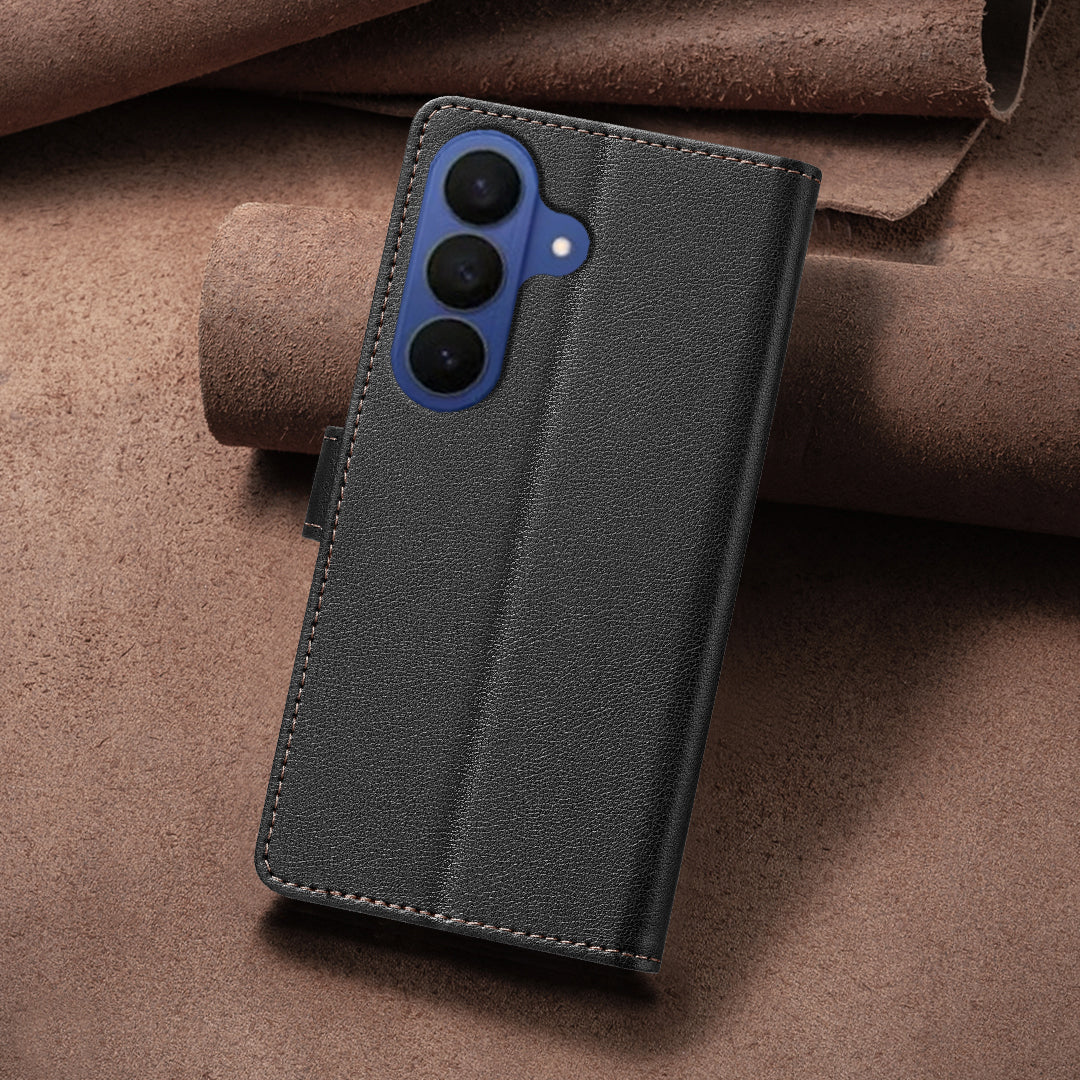 BINFEN COLOR For Samsung Galaxy S26+ Leather Case  BF32 Wallet RFID Blocking Phone Cover