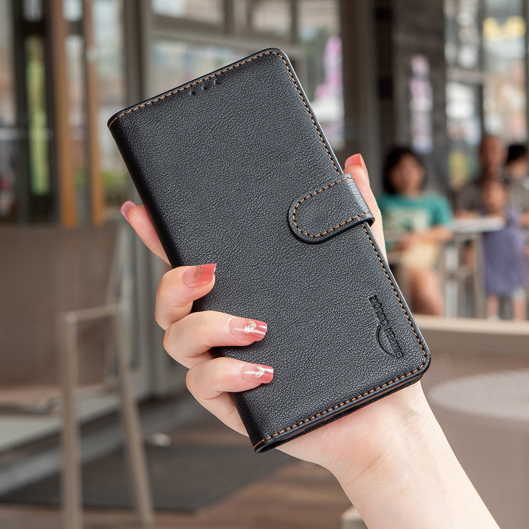 BINFEN COLOR For Samsung Galaxy S26+ Leather Case  BF32 Wallet RFID Blocking Phone Cover