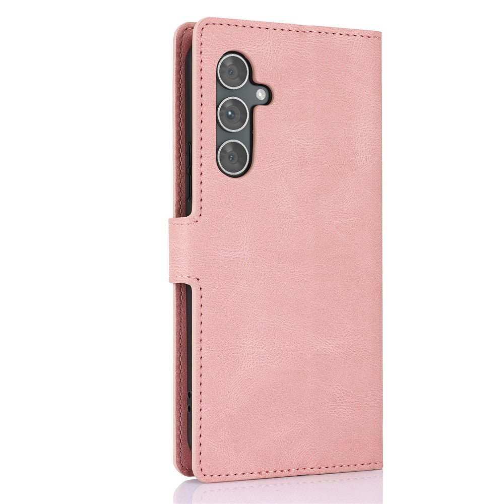 For Samsung Galaxy S26+ Case PU Leather Phone Cover with Wallet Stand