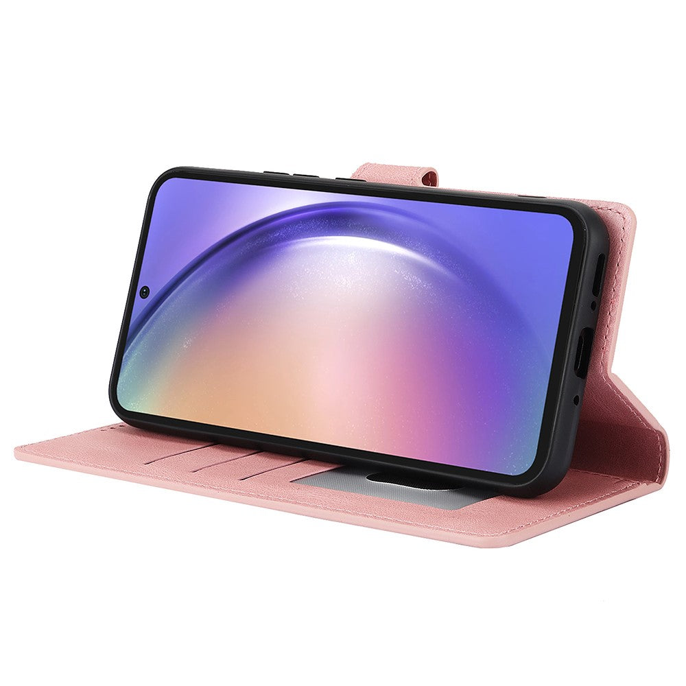 For Samsung Galaxy S26+ Case PU Leather Phone Cover with Wallet Stand