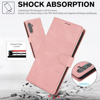 For Samsung Galaxy S26+ Case PU Leather Phone Cover with Wallet Stand
