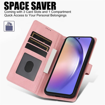 For Samsung Galaxy S26+ Case PU Leather Phone Cover with Wallet Stand